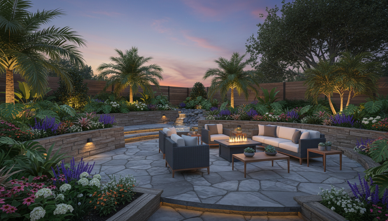 After transformation - beautiful garden